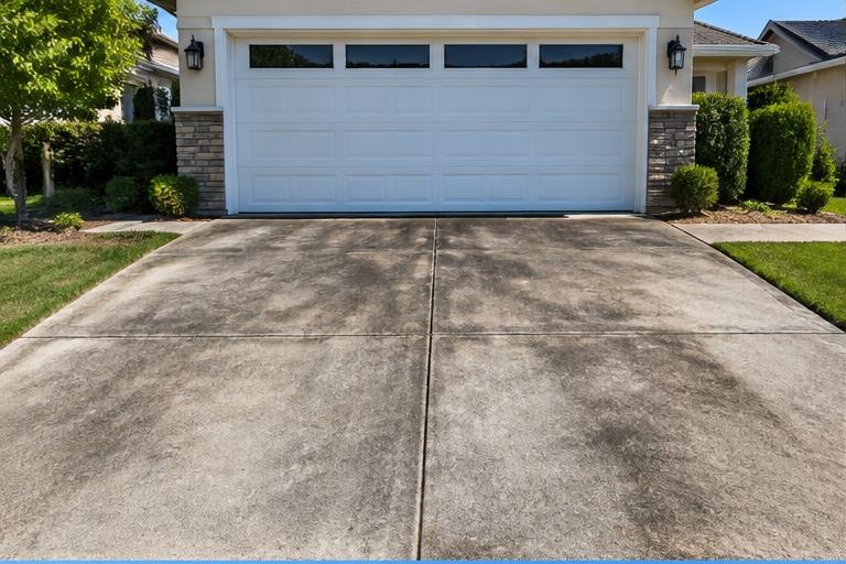 Driveway & Concrete Refresh — before