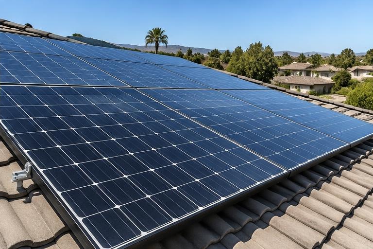Solar Panel Cleaning — after